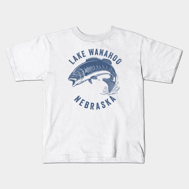 Lake Wanahoo Nebraska Kids T-Shirt by Eureka Shirts